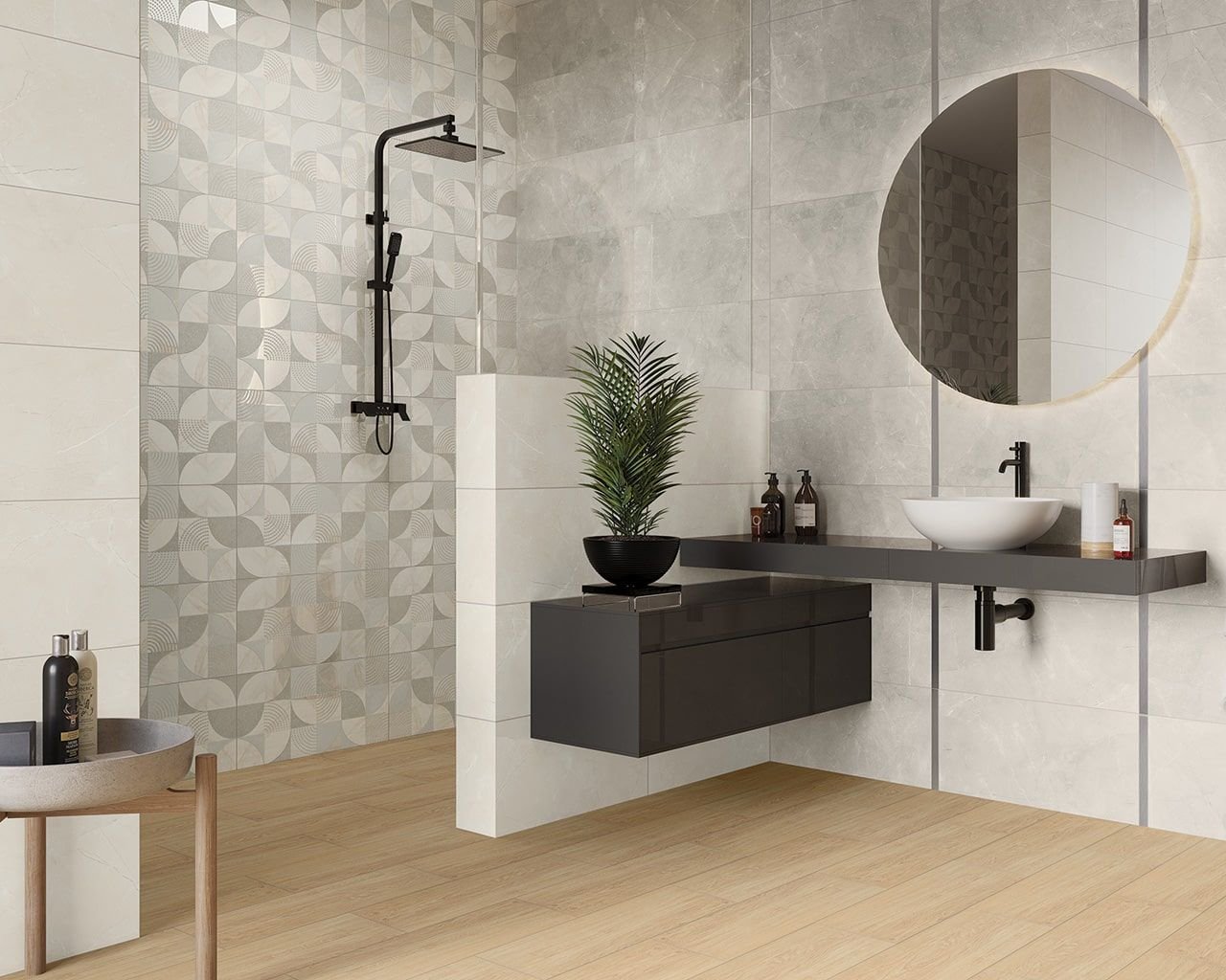 #Koupelna #Kuchyně #mramor #Klasický styl #Moderní styl #šedá #Velký formát #Matný obklad #500 - 700 Kč/m2